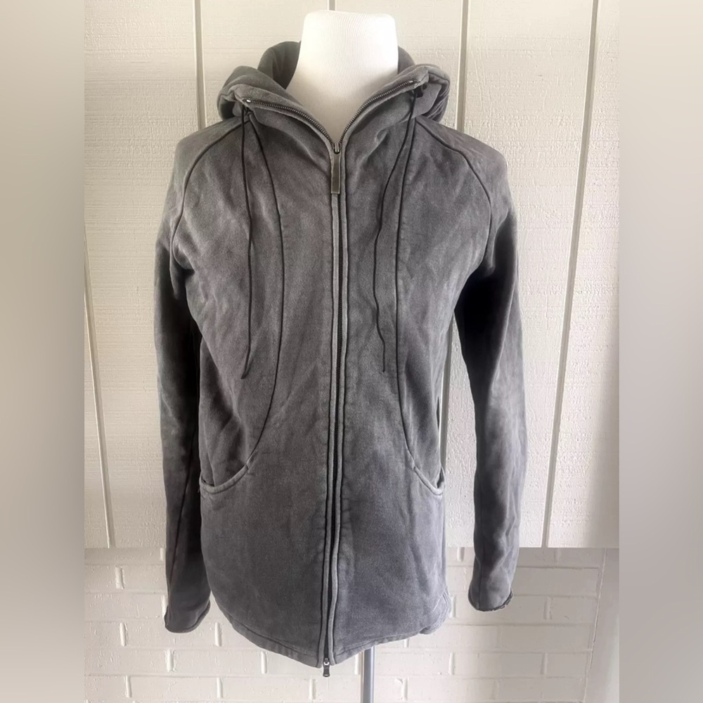 THE VIRIDI ANNE Hoodie Zip GRAY Jacket EXC Sweatshirt JAPAN Size 2 Medium M - Picture 15 of 16